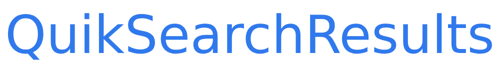 QuikSearchResults